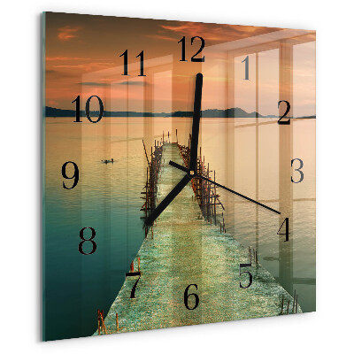 Square wall clock Network