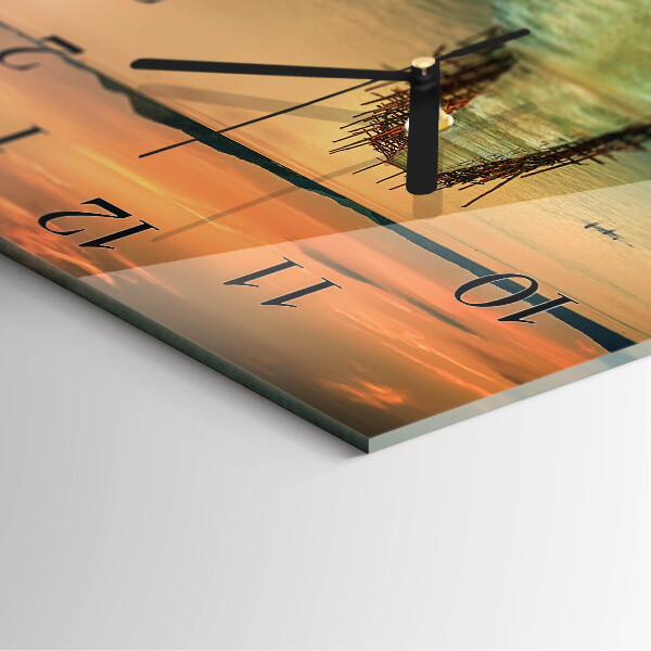 Square wall clock Network