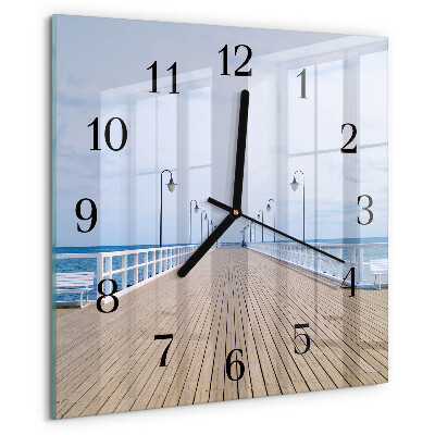 Square wall clock Pier