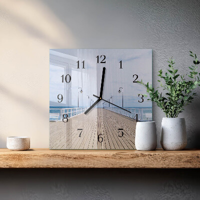 Square wall clock Pier