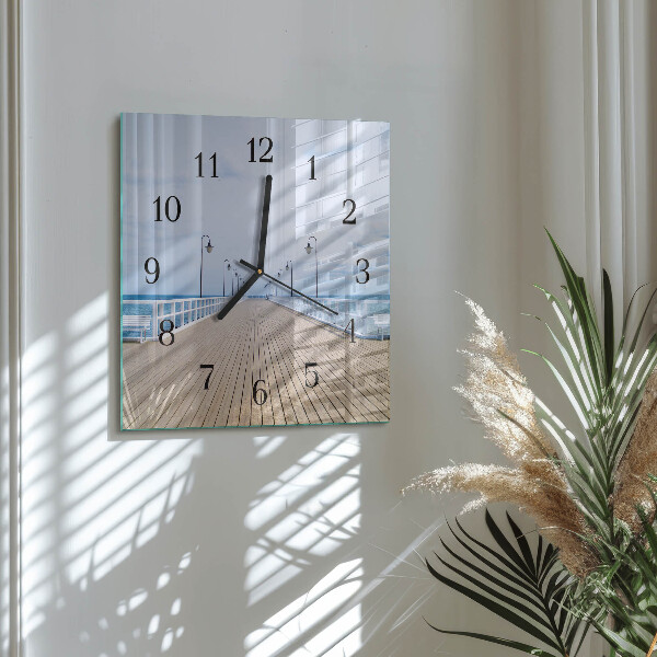 Square wall clock Pier