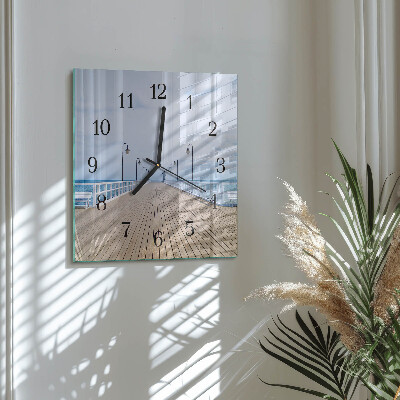 Square wall clock Pier