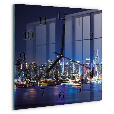 Square wall clock Horizon
