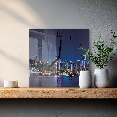 Square wall clock Horizon