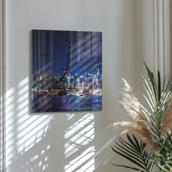 Square wall clock Horizon