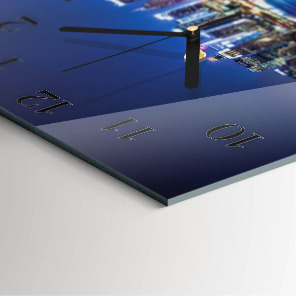 Square wall clock Horizon