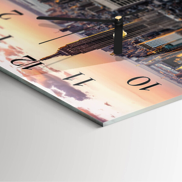Square wall clock Horizon