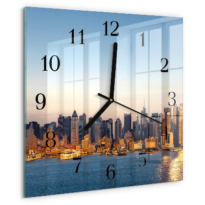 Square wall clock Horizon