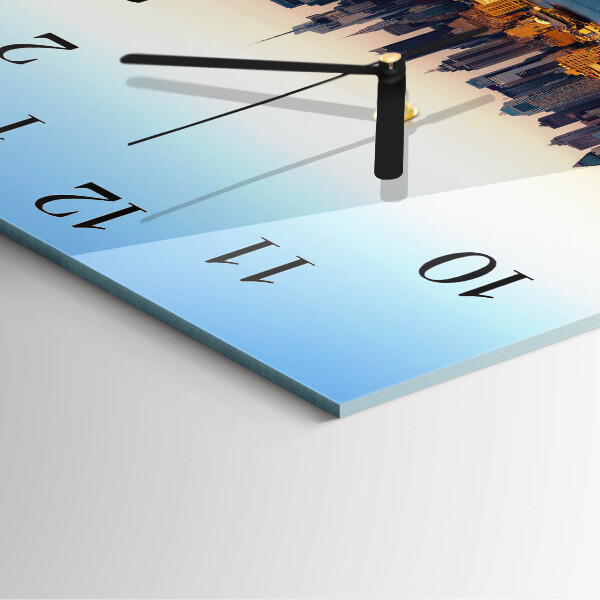 Square wall clock Horizon