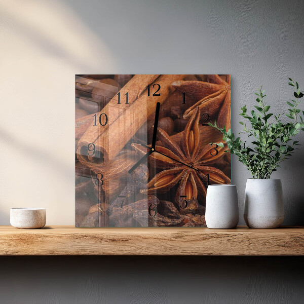 Square wall clock Vanilla
