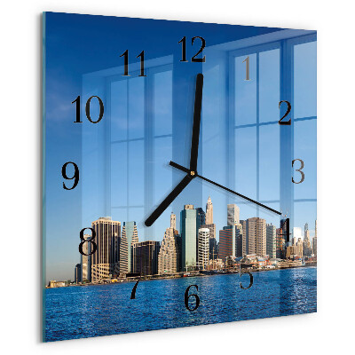 Square wall clock Horizon