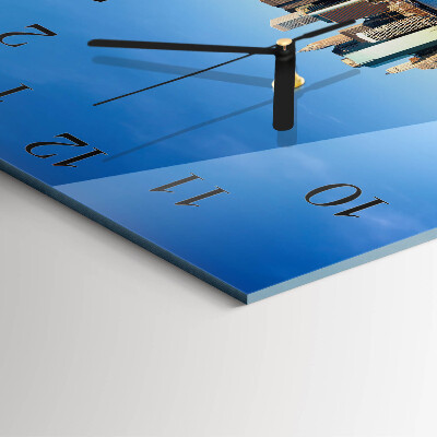 Square wall clock Horizon