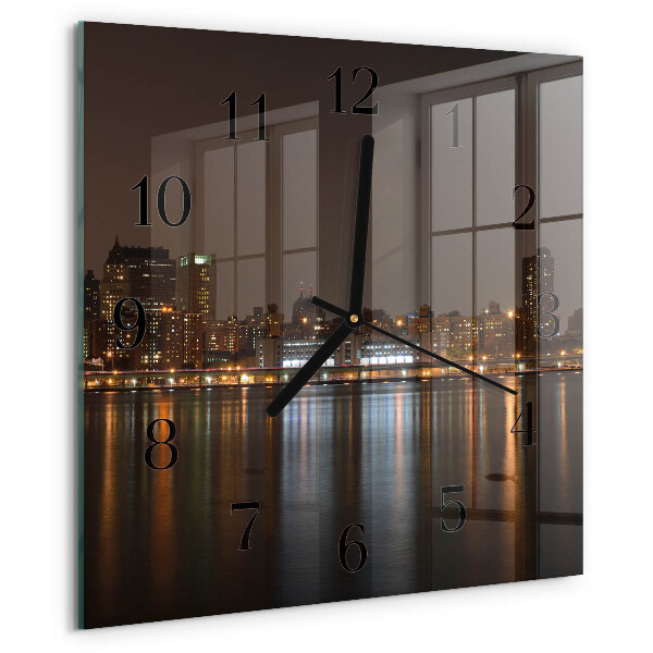 Square wall clock Horizon