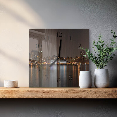 Square wall clock Horizon
