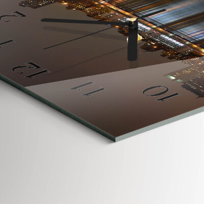 Square wall clock Horizon