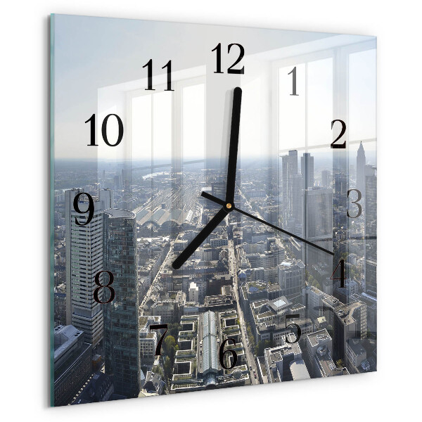 Square wall clock Horizon