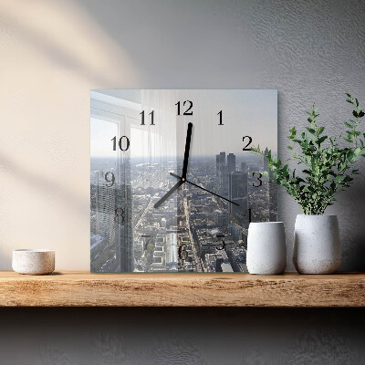 Square wall clock Horizon