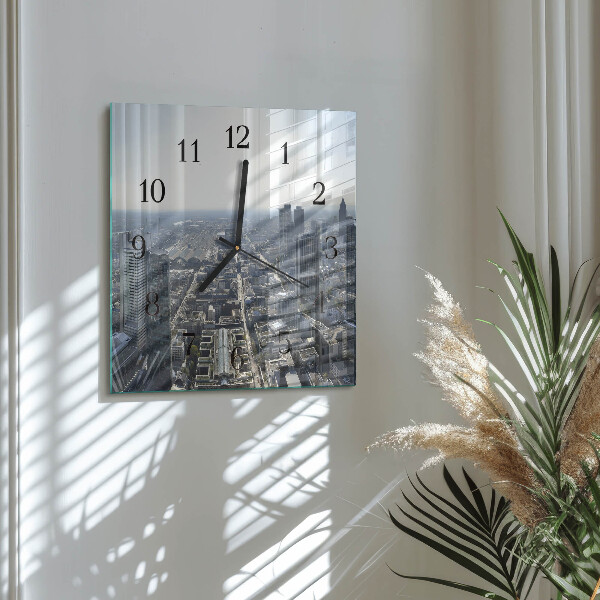 Square wall clock Horizon