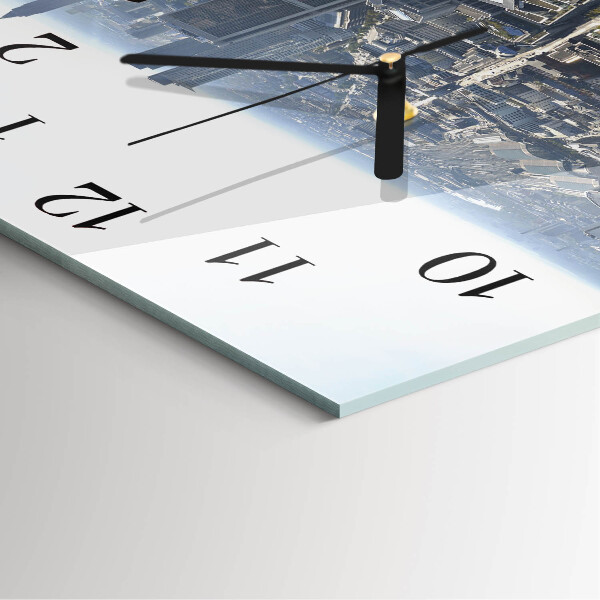 Square wall clock Horizon