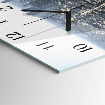 Square wall clock Horizon
