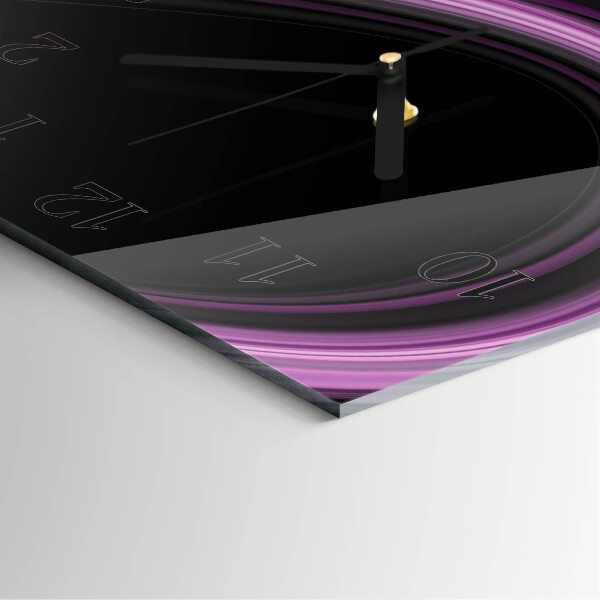 Square wall clock Abstract Lines