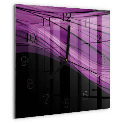 Square wall clock Abstraction