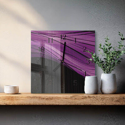Square wall clock Abstraction