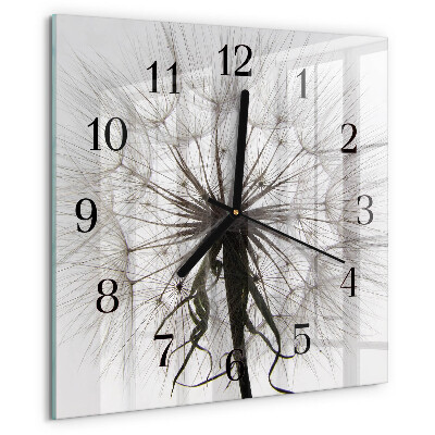 Square wall clock Dandelion