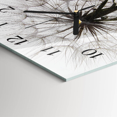 Square wall clock Dandelion