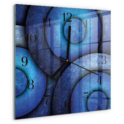 Square wall clock The Art of Circles