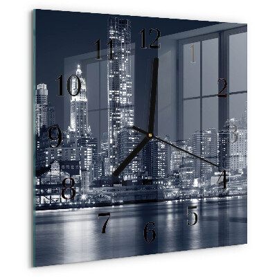 Square wall clock Horizon