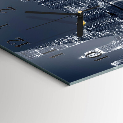 Square wall clock Horizon