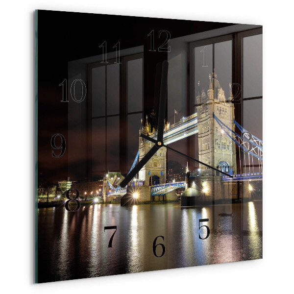 Square wall clock London Bridge