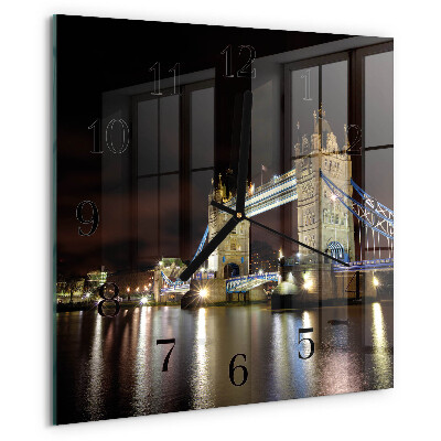Square wall clock London Bridge