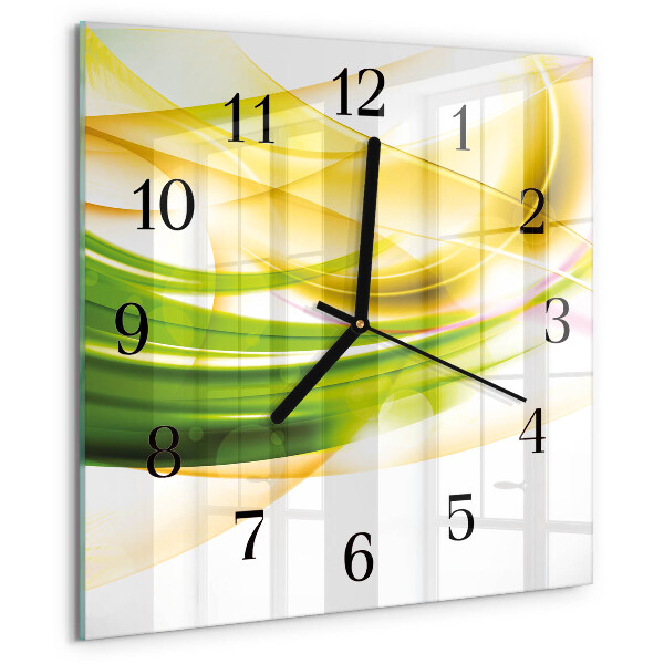 Square wall clock Abstraction