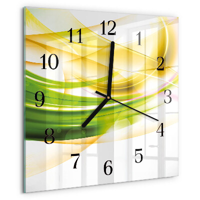 Square wall clock Abstraction