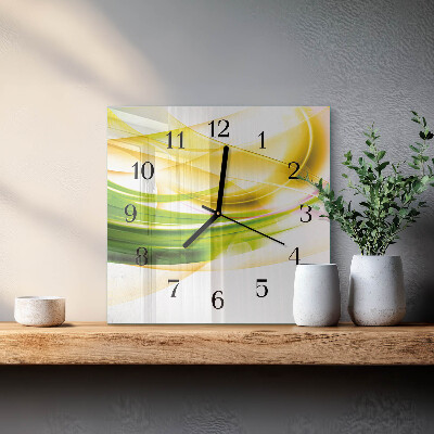 Square wall clock Abstraction