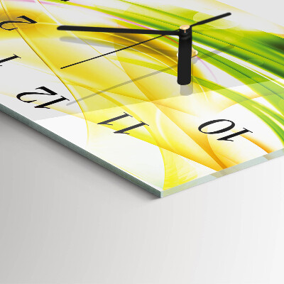 Square wall clock Abstraction