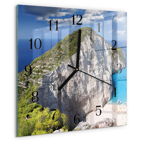 Square wall clock Cliff