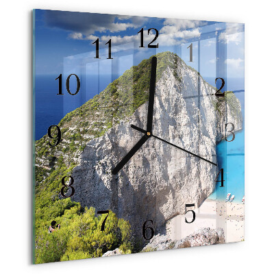 Square wall clock Cliff