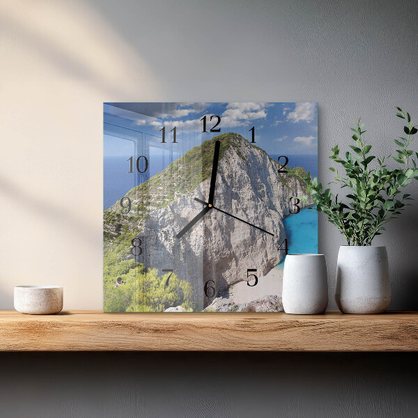 Square wall clock Cliff