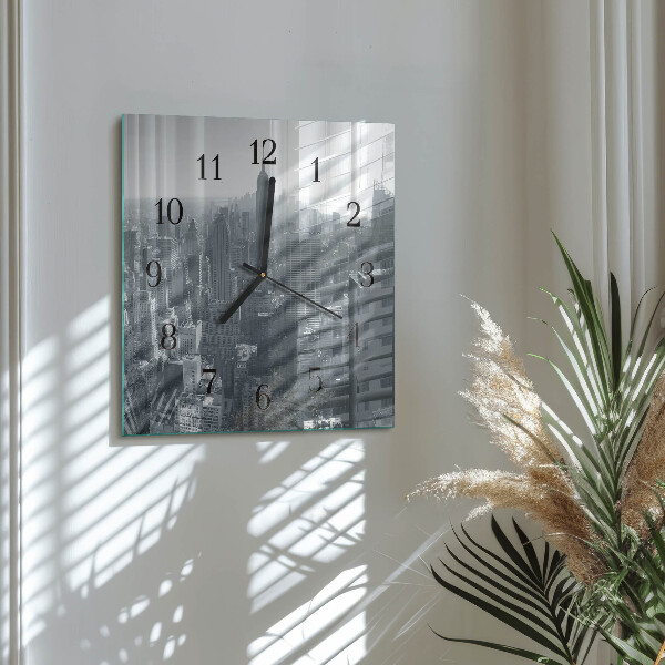 Square wall clock Horizon