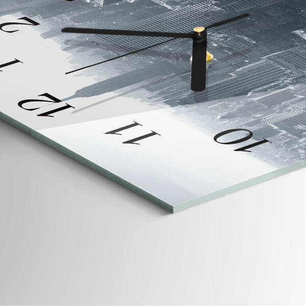 Square wall clock Horizon