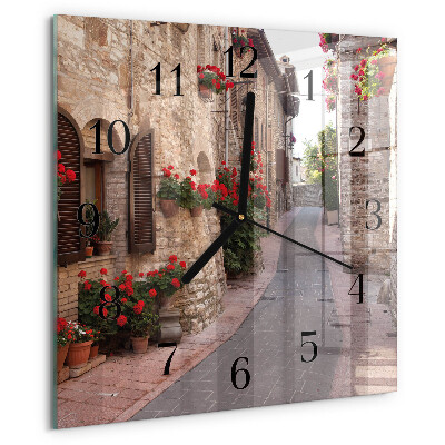 Square wall clock Avenue