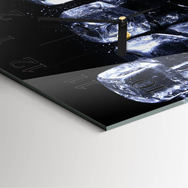 Square wall clock Ice Cubes
