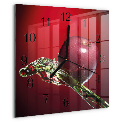 Square wall clock Apple