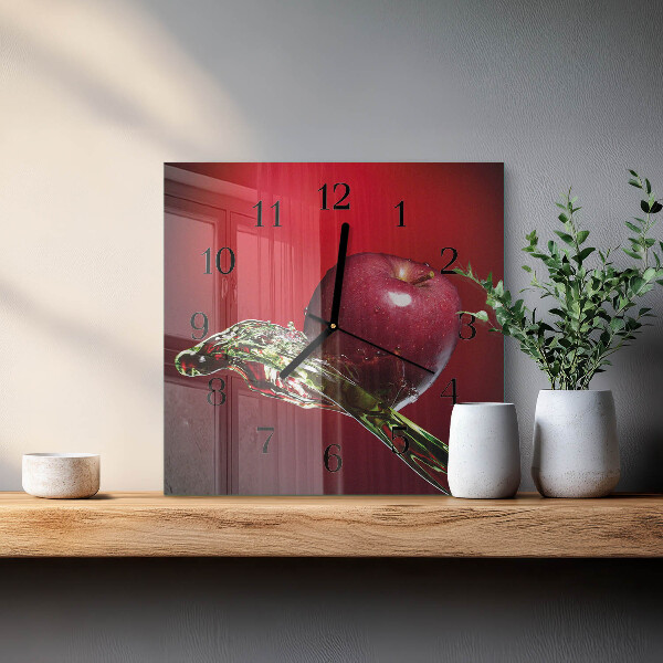 Square wall clock Apple