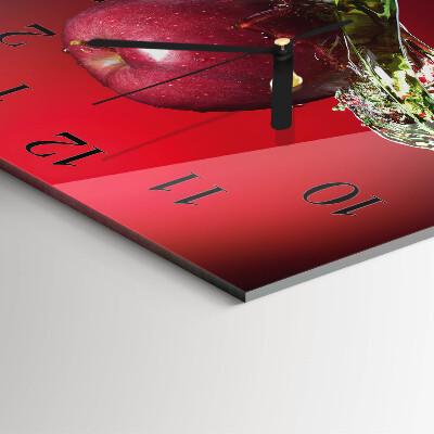 Square wall clock Apple