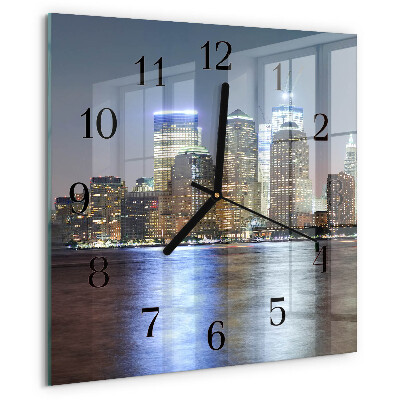 Square wall clock Horizon