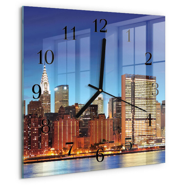 Square wall clock Horizon